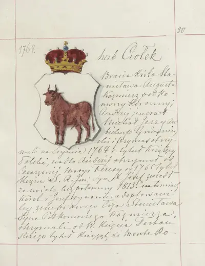 Wappen der Republik Polen und des Großfürstentums Litauen. Bd. 1 Taf. 106 von Boleslaw Starzyński