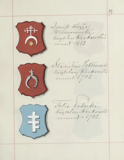 Wappen der Republik Polen und des Großfürstentums Litauen, T. 1, Taf. 118 von Boleslaw Starzyński
