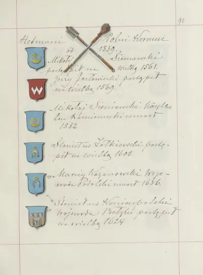 Wappen der Republik Polen und des Großfürstentums Litauen. Bd. 1 Taf. 122 von Boleslaw Starzyński
