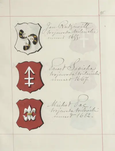 Wappen der Republik Polen und des Großfürstentums Litauen, Teil 1, Tafel 130 von Boleslaw Starzyński