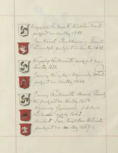 Polska rikets och storfurstendömet Litauens vapen, vol. 1, pl. 135 av Boleslaw Starzyński