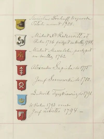 Herby Rzeczypospolitej Polskiej i W. X. Litewskiego. T. 1 Pl.137 av Boleslaw Starzyński