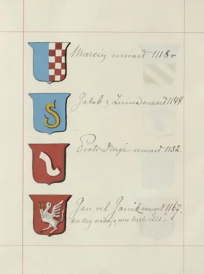 Herby Rzeczypospolitej Polskiej i W. X. Litewskiego. T. 1 Pl.147 av Boleslaw Starzyński