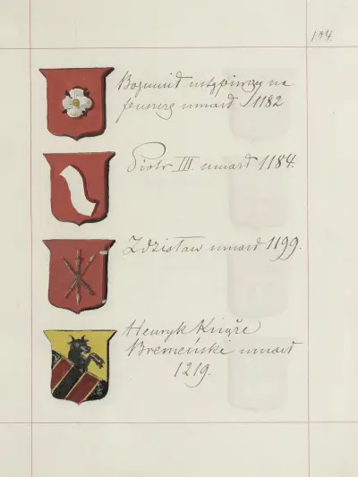 Wappen der Republik Polen und des Großfürstentums Litauen. T. 1 Pl. 148 von Boleslaw Starzyński