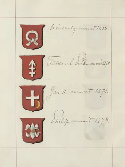 Herby Rzeczypospolitej Polskiej i W. X. Litewskiego. T. 1 Pl.149 av Boleslaw Starzyński