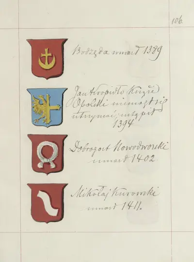 Wappen der Republik Polen und des Großfürstentums Litauen. Bd. 1 Taf. 152 von Boleslaw Starzyński