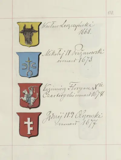 Wappen der Republik Polen und des Großfürstentums Litauen. Bd. 1 Taf. 160 von Boleslaw Starzyński