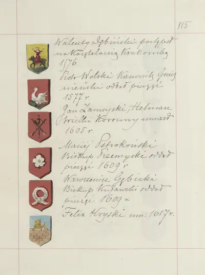 Herby Rzeczypospolitej Polskiej i W. X. Litewskiego. T. 1 Pl.170 av Boleslaw Starzyński