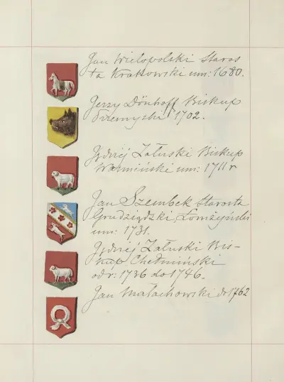 Herby Rzeczypospolitej Polskiej i W. X. Litewskiego. T. 1 Pl.173 av Boleslaw Starzyński