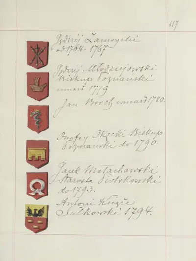 Herby Rzeczypospolitej Polskiej i W. X. Litewskiego. T. 1 Pl.174 av Boleslaw Starzyński