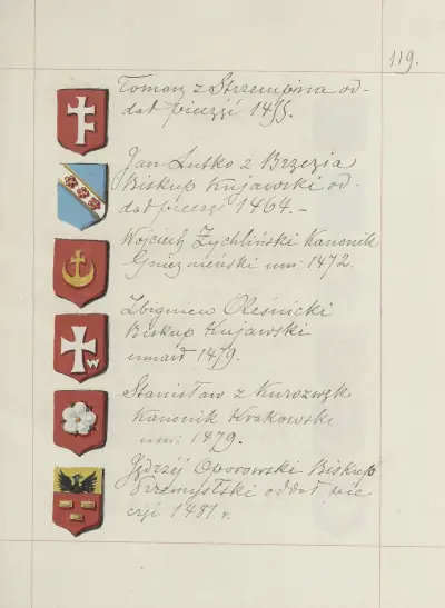 Herby Rzeczypospolitej Polskiej i W. X. Litewskiego. T. 1 Pl.177 av Boleslaw Starzyński