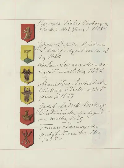 Vapen och rustningar från Polens och Litauens rike. Vol. 1, plansch 182 av Boleslaw Starzyński