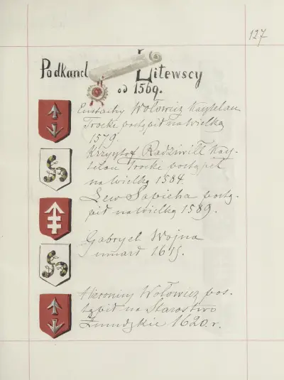 Herby Rzeczypospolitej Polskiej i W. X. Litewskiego. T. 1 Pl.192 av Boleslaw Starzyński
