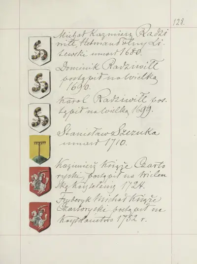 Wappen der Republik Polen und des Großfürstentums Litauen. Bd. 1 Taf. 194 von Boleslaw Starzyński