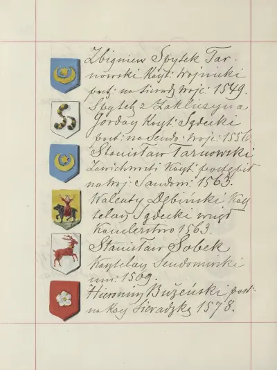 Herby Rzeczypospolitej Polskiej i W. X. Litewskiego. T. 1 Pl.199 av Boleslaw Starzyński