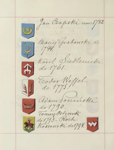 Herby Rzeczypospolitej Polskiej i W. X. Litewskiego. T. 1 Pl.203 av Boleslaw Starzyński