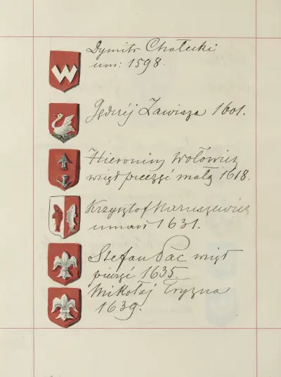 Wappen der Republik Polen und des Großfürstentums Litauen. Band 1, Tafel 206 von Boleslaw Starzyński