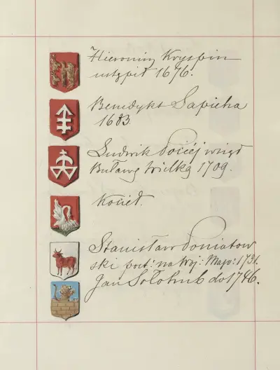 Wappen der Republik Polen und des Großfürstentums Litauen, 1875 – Nr. 9 von Boleslaw Starzyński