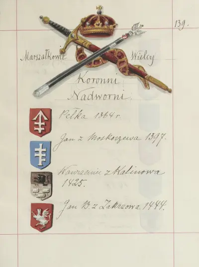 Herby Rzeczypospolitej Polskiej i W. X. Litewskiego. T. 1 Pl.214 av Boleslaw Starzyński
