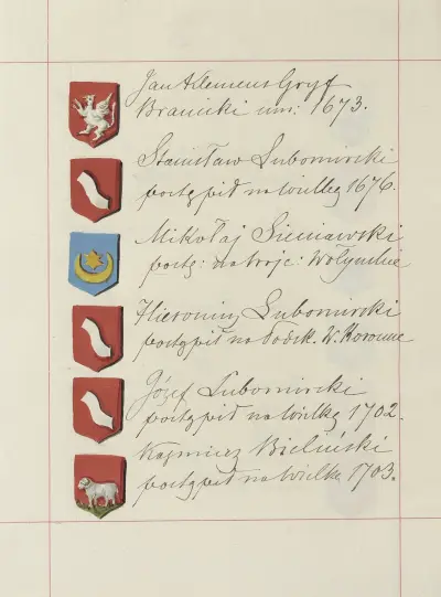 Herby Rzeczypospolitej Polskiej i W. X. Litewskiego. T. 1 Pl. 219, Boleslaw Starzyński