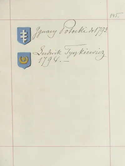 Herby Rzeczypospolitej Polskiej i W. X. Litewskiego. T. 1 Pl.226, Boleslaw Starzyński