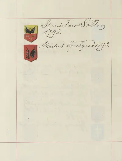 Herby Rzeczypospolitej Polskiej i W. X. Litewskiego. T. 1 Pl.232 av Boleslaw Starzyński