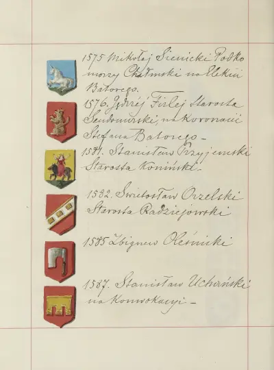 Herby Rzeczypospolitej Polskiej i W. X. Litewskiego. T. 1 Pl.234 av Boleslaw Starzyński