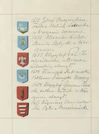Herby Rzeczypospolitej Polskiej i W. X. Litewskiego. T. 1 Pl.244 av Boleslaw Starzyński