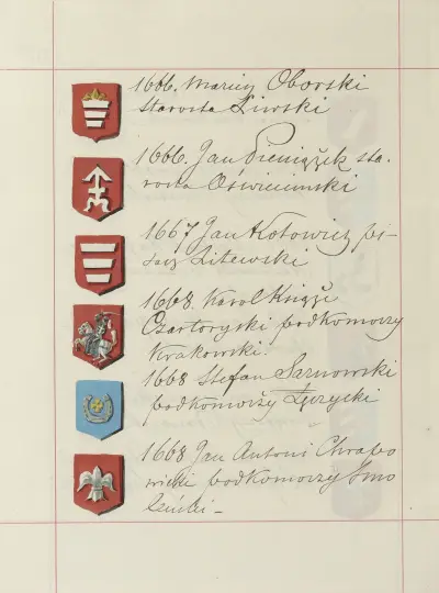 Herby Rzeczypospolitej Polskiej i W. X. Litewskiego. T. 1 Pl.246 av Boleslaw Starzyński