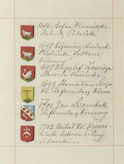Herby Rzeczypospolitej Polskiej i W. X. Litewskiego. T. 1 Pl.250, Boleslaw Starzyński