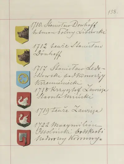 Herby Rzeczypospolitej Polskiej i W. X. Litewskiego. T. 1 Pl.251 av Boleslaw Starzyński
