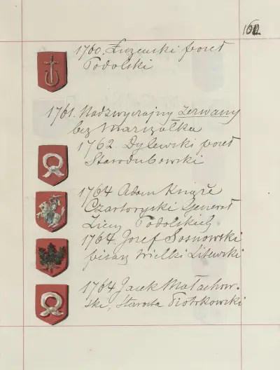 Herby Rzeczypospolitej Polskiej i W. X. Litewskiego. T. 1 Pl.255 av Boleslaw Starzyński