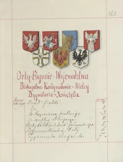 Wappen der Republik Polen und des Großfürstentums Litauen. Bd. 1 Taf. 259 von Boleslaw Starzyński