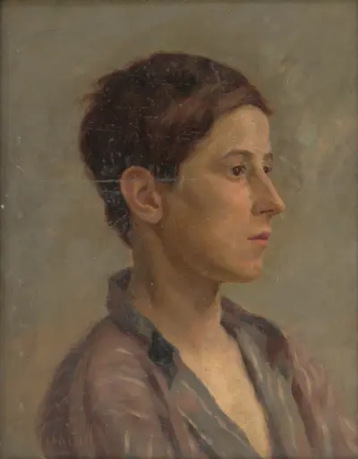 Head Study of a Boy av Štefan Polkoráb