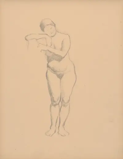 Skicák s akty, 1901 – č. 6, Štefan Polkoráb