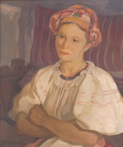 Woman from Pohronie av Štefan Polkoráb