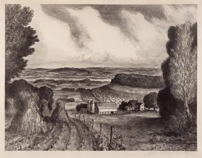 Valley of the Wisconsin av John Steuart Curry