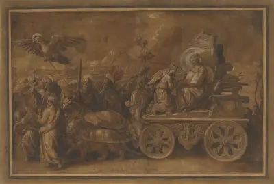 Allegori över kyrkans triumf av Jan van der Straet (Stradanus)