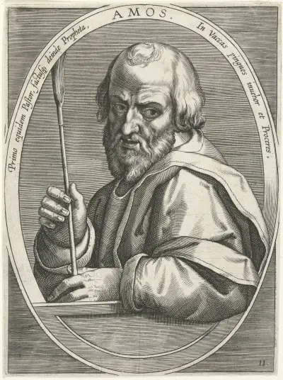 Amos av Jan van der Straet (Stradanus)