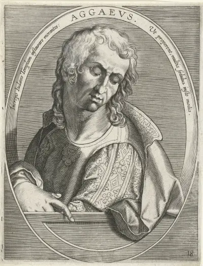 Haggai av Jan van der Straet (Stradanus)
