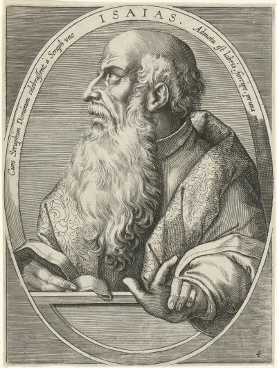Jesaja av Jan van der Straet (Stradanus)