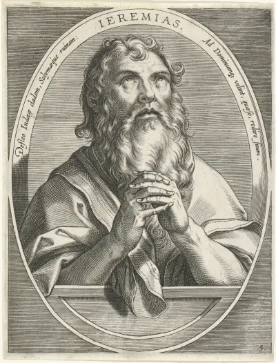 Jeremiah av Jan van der Straet (Stradanus)