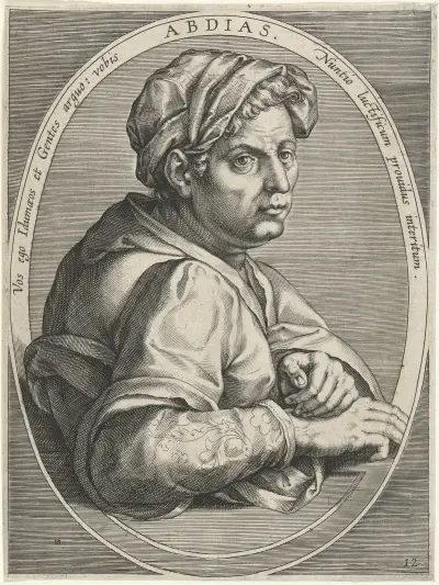 Obadiah av Jan van der Straet (Stradanus)