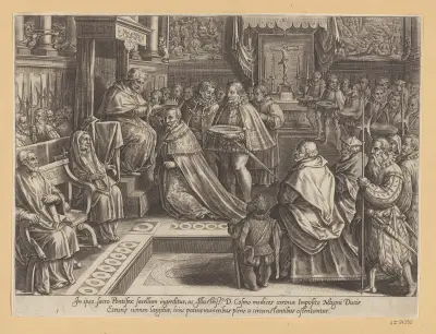 The Coronation of Cosimo I av Jan van der Straet (Stradanus)