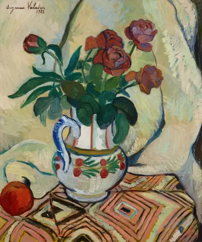 Bouquet de roses av Suzanne Valadon