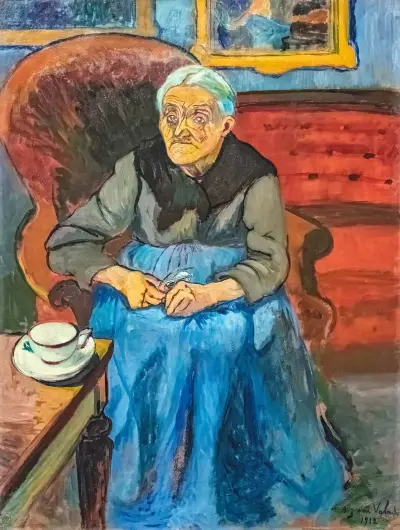 La mère de l’artiste av Suzanne Valadon