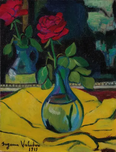 Die Rose im Spiegel von Suzanne Valadon
