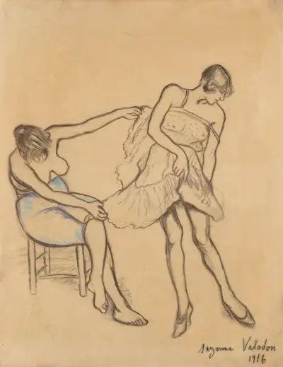 Die Anprobe von Suzanne Valadon