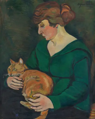 Louson Et Raminou av Suzanne Valadon