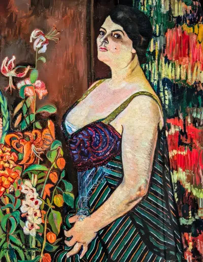 Portrait de Mauricia Coquiot av Suzanne Valadon